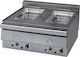 Panaritis Fryer Gas Double 14kW Capacity 2x8lt 80x70x34cm