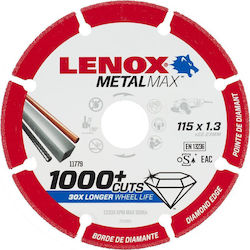 Lenox Диск За Рязане На Ъглошлайф 115mm Диск За Рязане На Метал 115mm