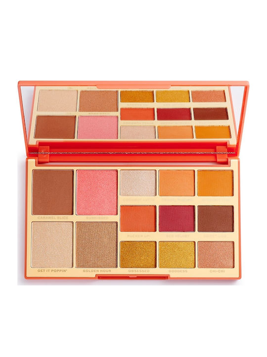 Revolution Beauty x Rachel Leary Goddess On The Go Παλέτα Μακιγιάζ για Πρόσωπο & Μάτια 20.8gr