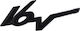 Carman Car Signal Stickers 16V 112 x 42cm in Black Color 1pcs
