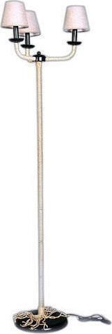 Fylliana Floor Lamp H167xW45cm. with Socket for Bulb E14 White