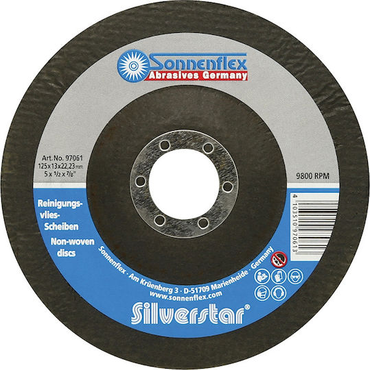 Sonnenflex Sanding & Polishing Disc SilverStar 125mm Grinding Disc Metal 125mm