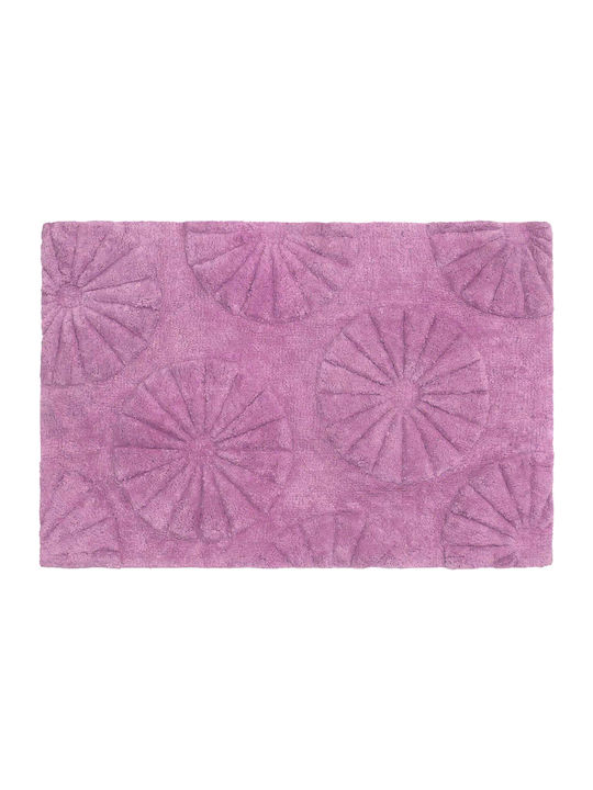 Palamaiki Covoraș de Baie Bumbac Sun Violet 60x90buc