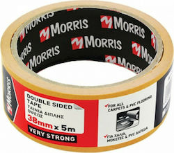 Morris Very Strong 26047 Selbstklebend Doppelseitiges Klebeband 38mmx10m 1Stück 26047