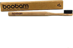 Boobam Brush Natural Adult Οδοντόβουρτσα Medium Μπεζ Boobam Brush Natural Adult Οδοντόβουρτσα Medium Μπεζ
