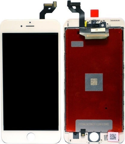Οθόνη με Μηχανισμό Αφής και Πλαίσιο για iPhone 6s Plus (Λευκό)