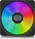 CoolerMaster Masterfan SF120R ARGB Case Fan (2000rpm / 59cfm) με Σύνδεση 4-Pin PWM
