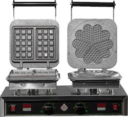 M&M equipment WAF ID/H-B Επαγγελματική Βαφλιέρα Διπλή για Βάφλες σε Σχήμα Τετράγωνο και Μαργαρίτας M&M equipment WAF ID/H-B Επαγγελματική Βαφλιέρα Διπλή για Βάφλες σε Σχήμα Τετράγωνο και Μαργαρίτας