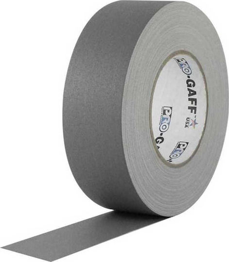 Pro Tapes Gaff Grey Αυτοκόλλητη Υφασμάτινη Ταινία Γκρι 25mx48mm