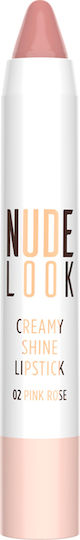 Golden Rose Nude Look Creamy Shine Молив Червило Прозрачен 02 Розова роза 3.5gr