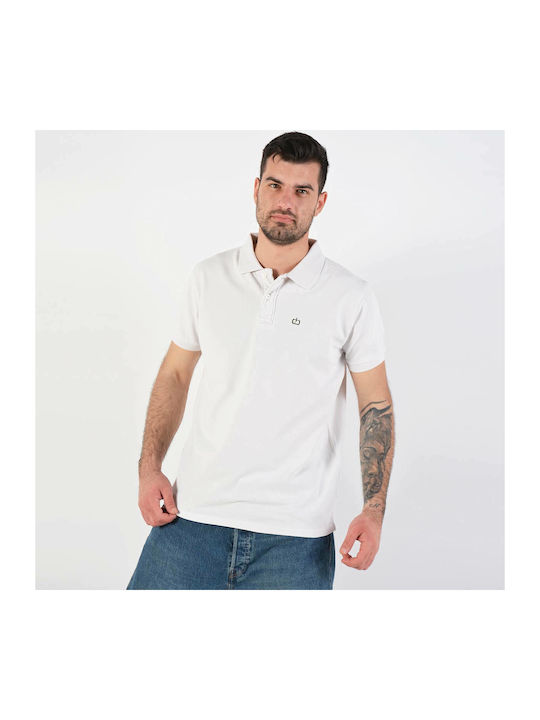 Emerson Ανδρικό T-shirt Polo Λευκό