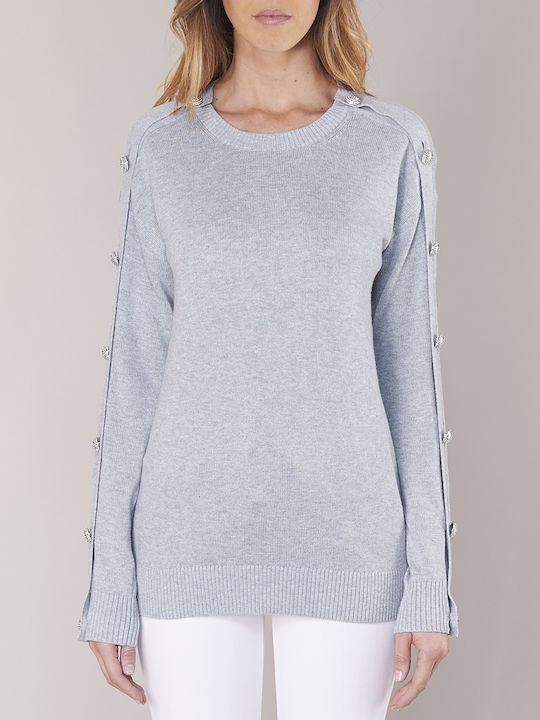 Michael Kors Women's Long Sleeve Sweater Gray