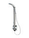Dolce Vita Idea Spout Στήλη Ντουζ με Μπαταρία 136.4cm Ασημί