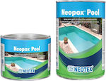 Neopox Pool RAL1013 (A)7,5kg & (B) 2,5kg Εποξειδική βαφή πισίνας