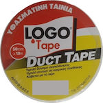 Logo Duct Tape Grey Αυτοκόλλητη Υφασμάτινη Ταινία Γκρι 50mmx10m