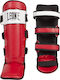 Leone Shock Shin Guards Adults Red