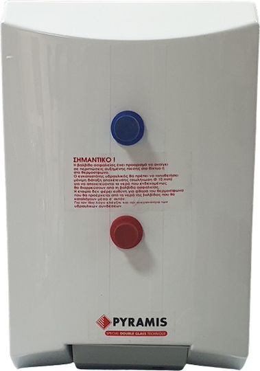 Pyramis Floor Glass Water Heater 10lt 1.5kW