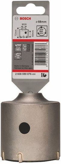Bosch Ποτηροκορώνα SDS Plus 9 Καρβιδίου με Διάμετρο 68mm για Μπετό και Τούβλο