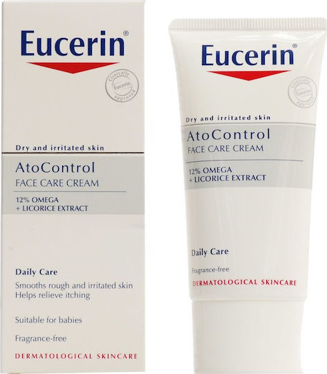 Eucerin AtopiControl Хидратиращо и Възстановяващо Крем за Лице с Церамиди 50ml