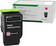 Lexmark 78C20M0 Original Toner Laser Printer Magenta Return Program 1400 Pages