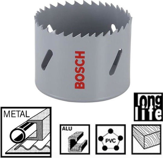 Bosch Hole Saw Bimetal Hole Saw HSS 114mm HSS for Wood, Metal and Plastic