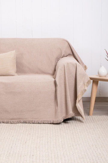 Naf Naf Highline Sofa Throw Chenille 180x250cm 358/135 Beige