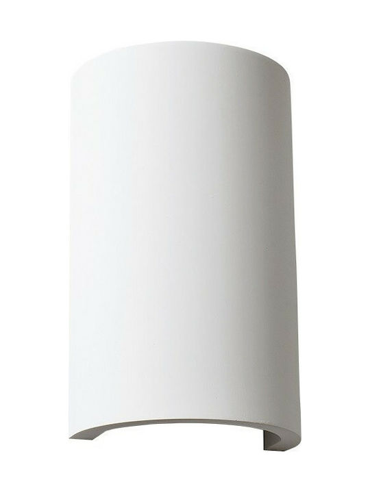 Aca Μοντέρνο Φωτιστικό Τοίχου με Ντουί G9 σε Λευκό Χρώμα Πλάτους 12cm