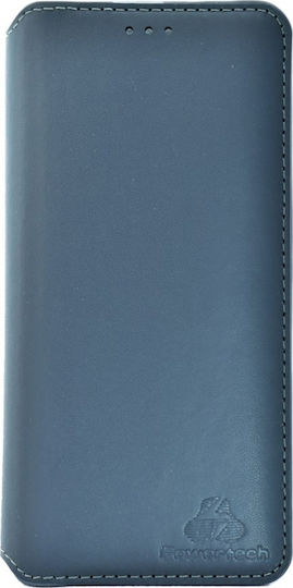 Powertech Buchen Sie Synthetisches Leder Gray (Samsung A5 2018)