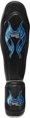 Olympus Sport King PVC Shin Guards Adults Black