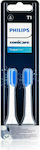 Philips Sonicare TongueCare+ Ανταλλακτικές Κεφαλές για Ηλεκτρική Οδοντόβουρτσα HX8072/01 2τμχ