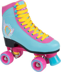 Hudora Disco Skate Wonders Kids Adjustable Quad Rollers Multicolour