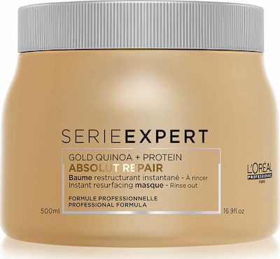 L'Oreal Professionnel Absolut Repair Gold Quinoa & Protein Μάσκα Μαλλιών για Επανόρθωση 500ml