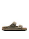 Arizona Flache Sandalen für Damen Anatomisch in Beige Farbe Schmal Passform
