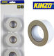 Kinzo Αυτοκόλλητη Ταινία Διπλής Όψης Λευκή 2mx18mm 3τμχ