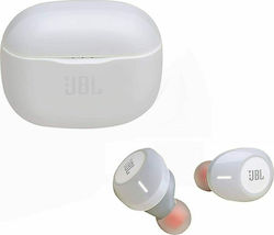 JBL Tune 120TWS In-ear Bluetooth Handsfree Ακουστικά με Θήκη Φόρτισης Λευκά