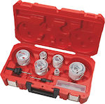 Milwaukee Hole Saw Set Κοβαλτίου with Diameter από 20mm έως 76mm for Wood, Metal, Tile and Plastic