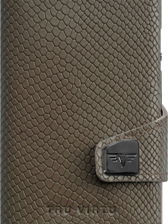 Tru Virtu Click & Slide Leather Men's Wallet Ca...