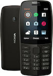 Nokia 210 Dual SIM Κινητό με Κουμπιά (Ελληνικό Μενού) Μαύρο