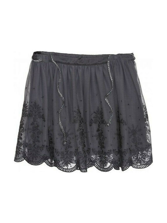 Boboli Kids Tulle Skirt Gray