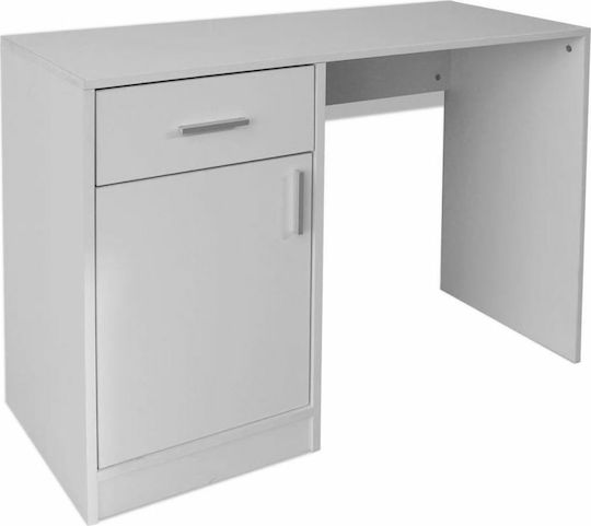 Schreibtisch Holz Weiß 100x40x73cm