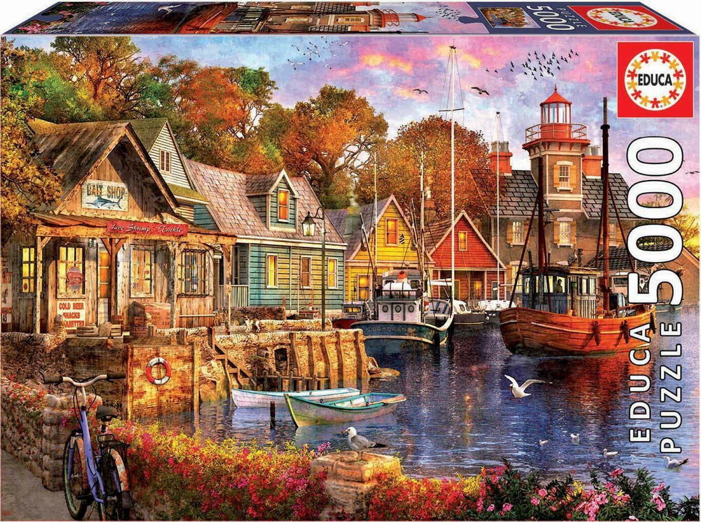 Renaissance Faithful domestic Puzzle Sunset in Harbor 2D 5000 Κομμάτια 18015 | Skroutz.gr