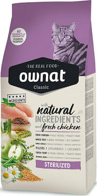 Ownat Classic Sterilized Dry Food for Neutered Cats with Chicken 15kg