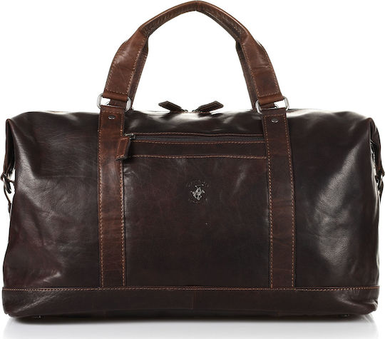 Beverly Hills Polo Club Sack Voyage Brown made of Leather L50xW25xH28cm