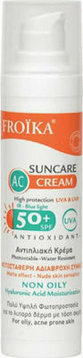 Froika AC Cream Waterproof Sunscreen Cream Face SPF50 40ml