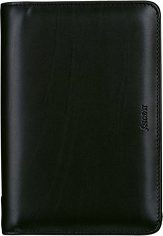 Filofax Metropol Zip Personal Седмичен Организатор Черно Кожено 21x26.5см.