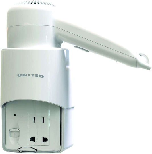 United H40S Σεσουάρ Ξενοδοχείου Λευκό 1.2kW