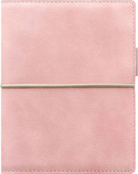 Filofax Domino Soft Pocket Wöchentlich Veranstalter Rosa Leder 2023 14.5x11.7cm Pink