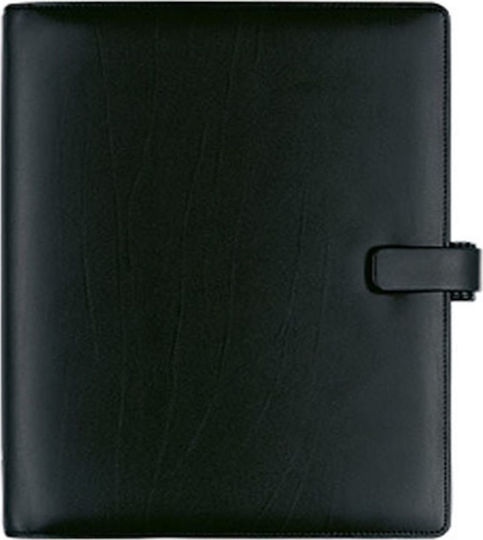 Filofax Metropol A4 Weekly Organizer Black Leather