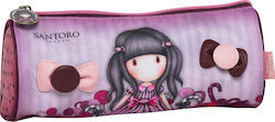 Santoro Gorjuss Sugar And Spice Pencil Case Barrel with 1 Compartment Pink