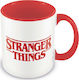 Stranger Things - Classic Logo Cană Ceramică Roșie 315ml MGC25289 1buc